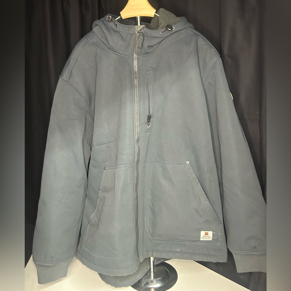 Men's Gray Hooded Performance Jacket